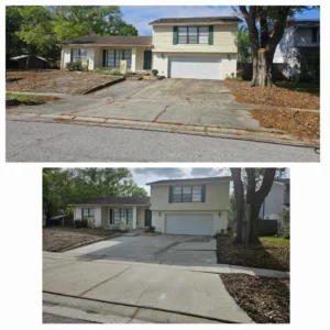 carrollwood-driveway-cleaning-before-after